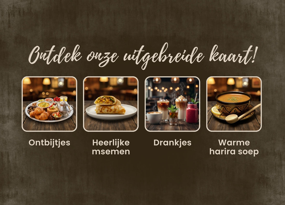Geniet vanaf nu van ons heerlijke nieuwe menu!